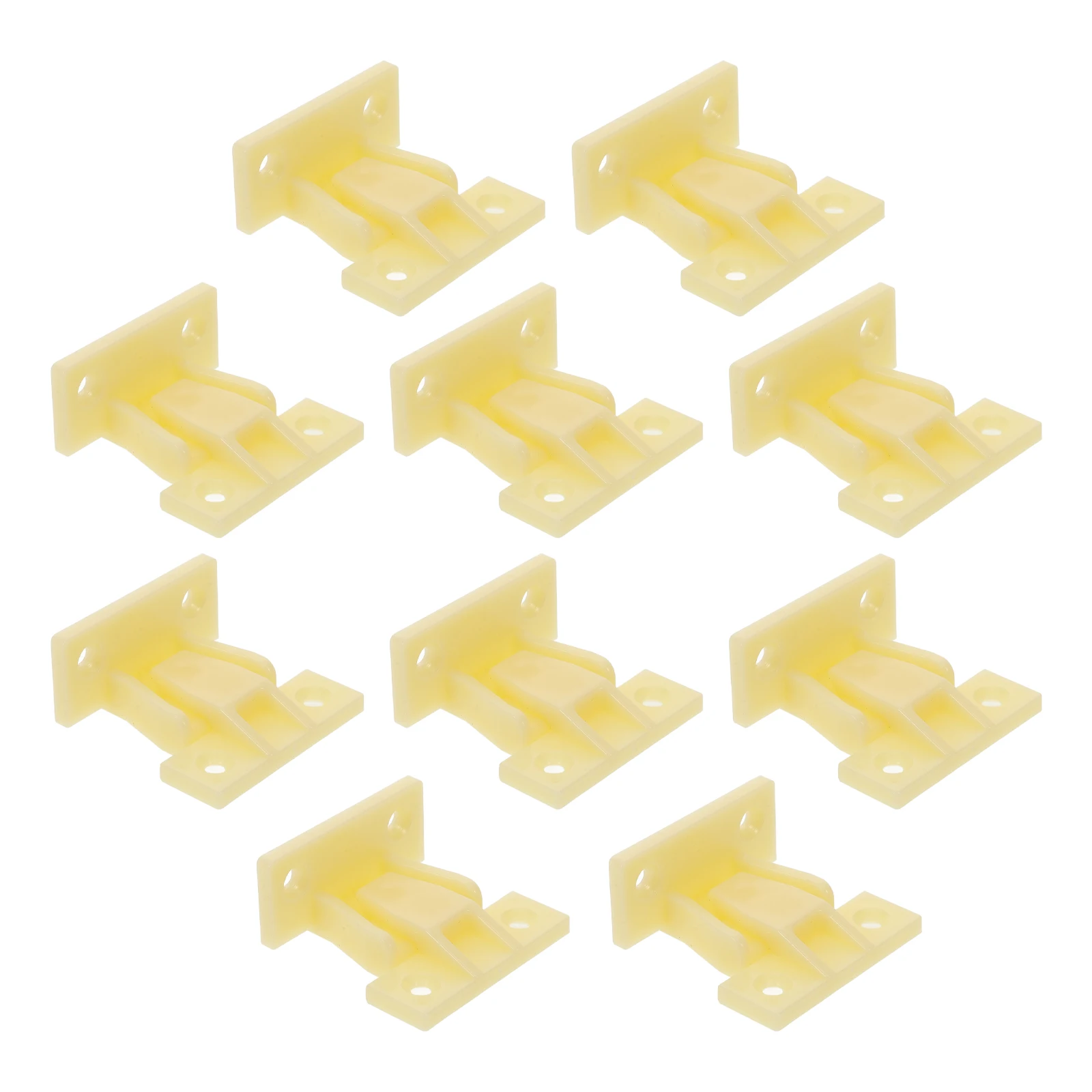 

10pcs Roman Buckle Beige ABS Cabinet Hardware Wardrobe Brackets Fixing Closet Cabinet Hardware Furniture Pieces