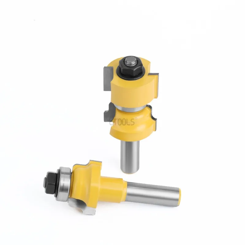 

1/2" 12.7mm Shank Tenon Router Bit Set Reversible Window Sach & Door Bit Sharp Tenon Cutter Milling Cutter for Woodworking Tool