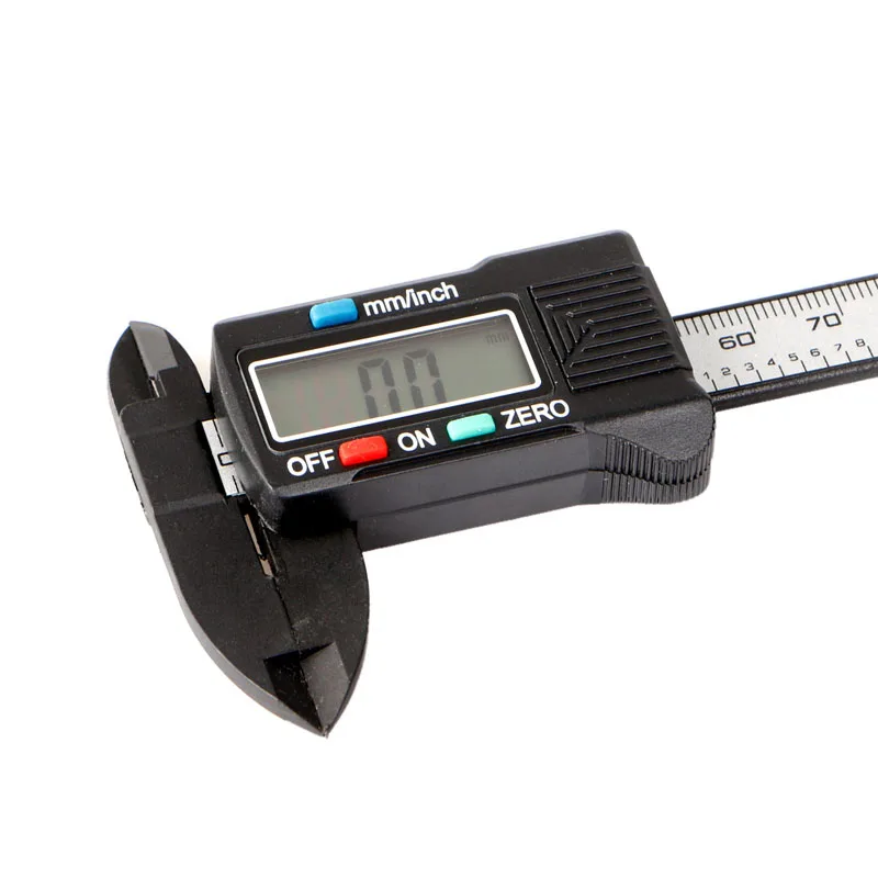 Large LCD Screen Caliper Measuring Tool Digital Vernier Caliper with Auto Off Feature Inch Metric Fraction Conversion