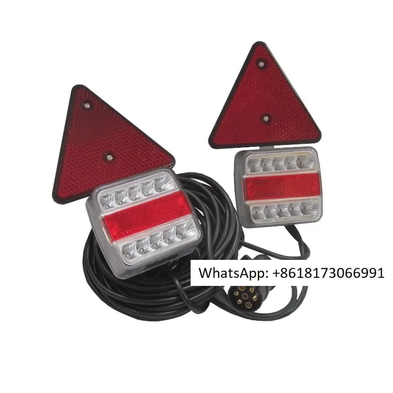 

Trailer Lights Led Rear Tail Lamp Trailer Lighting Kits With Magnets Reflectors