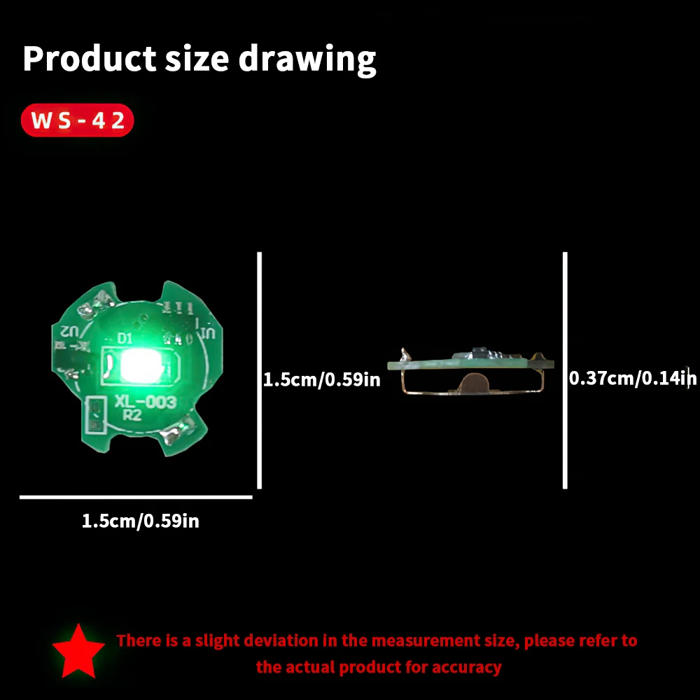 1Pc LED Magnetron Light DIY Modelowanie Led Super jasna bezprzewodowa lampa Zabawki Model Magnetyczny przełącznik kontroli indukcyjnej Światła Chip