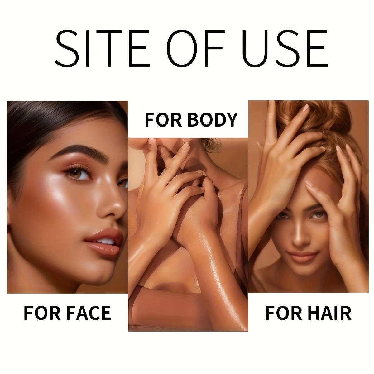 100 مل/3.381 فلوريدا أونصة، زيت لامع للجسم | هايلايتر مرطب ومضيء للوجه والجسم والشعر، توهج مشع فاخر #3