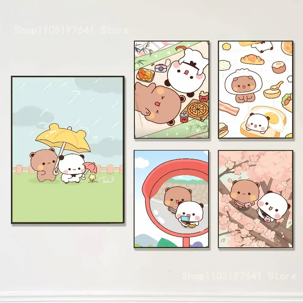 

Cartoon Lovely Cute BuBu DuDu Poster Prints Wall Art Picture Painting Gift Living Room Restaurant Bar Large Dec Sticker