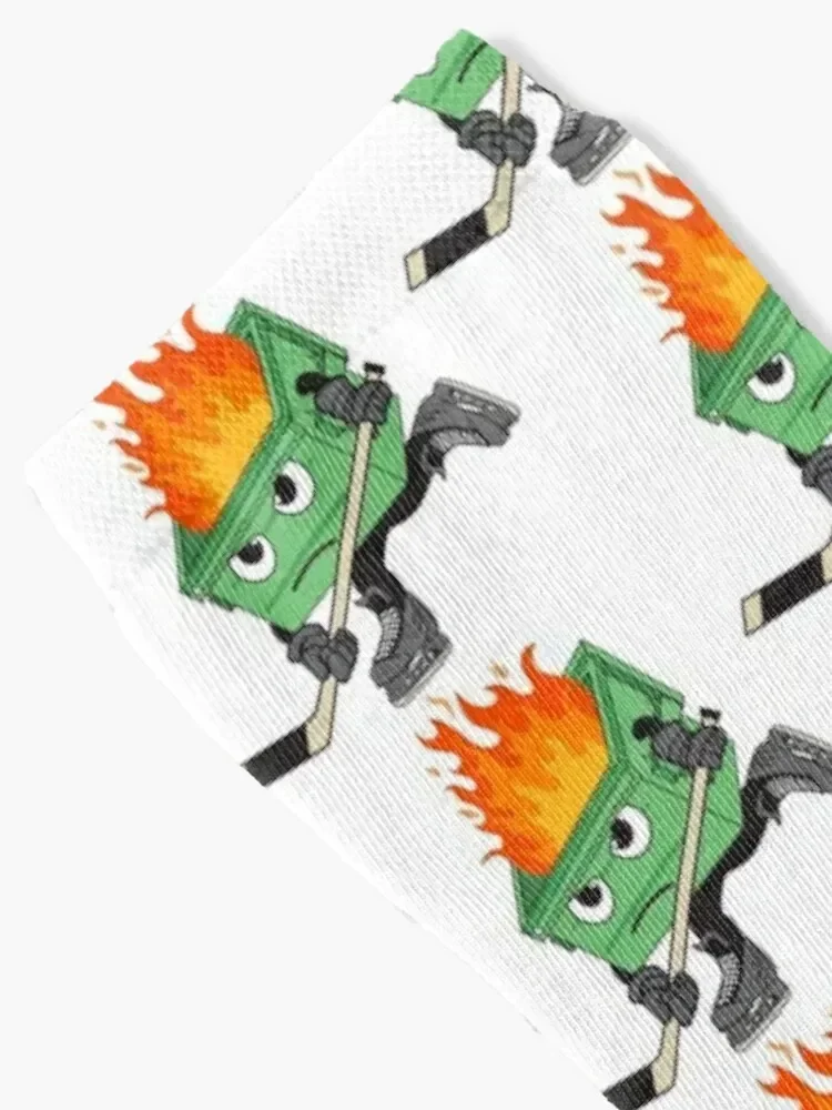 جوارب Dumpster Fire Socks للمشي لمسافات طويلة، جوارب جمالية للعام الجديد للرجال والنساء