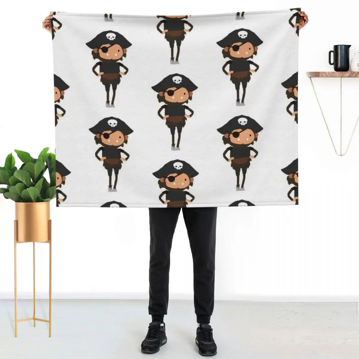 sneaky sasquatch pirate adventure Throw Blanket For Sofa Thin Shaggy Hair for winter manga Stuffeds Blankets