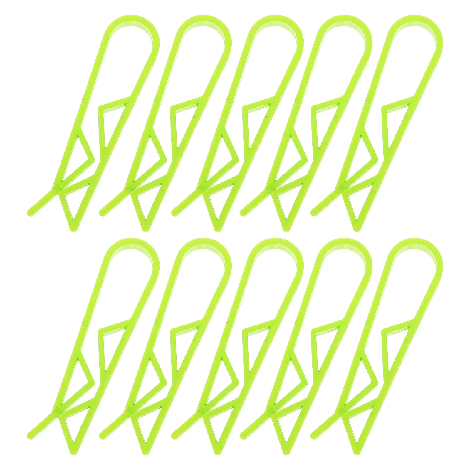 10Pcs Trash Bag Clip Clamp Plastic Garbage Bin Clips for Home Office Use Smooth Edge No Scratch Lightweight Easy Fixation Strong