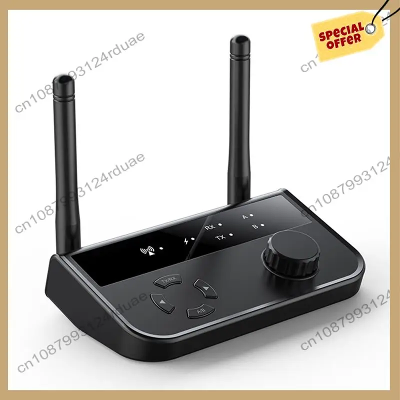 

A75T многоточечный Bluetooth 5,3 аудиопередатчик приемник 3,5 мм AUX 2 RCA стерео музыкальный беспроводной адаптер для автомобиля ТВ ПК