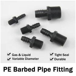 PE Male Hose Fittings Barb Tail Connector NPT 1/8