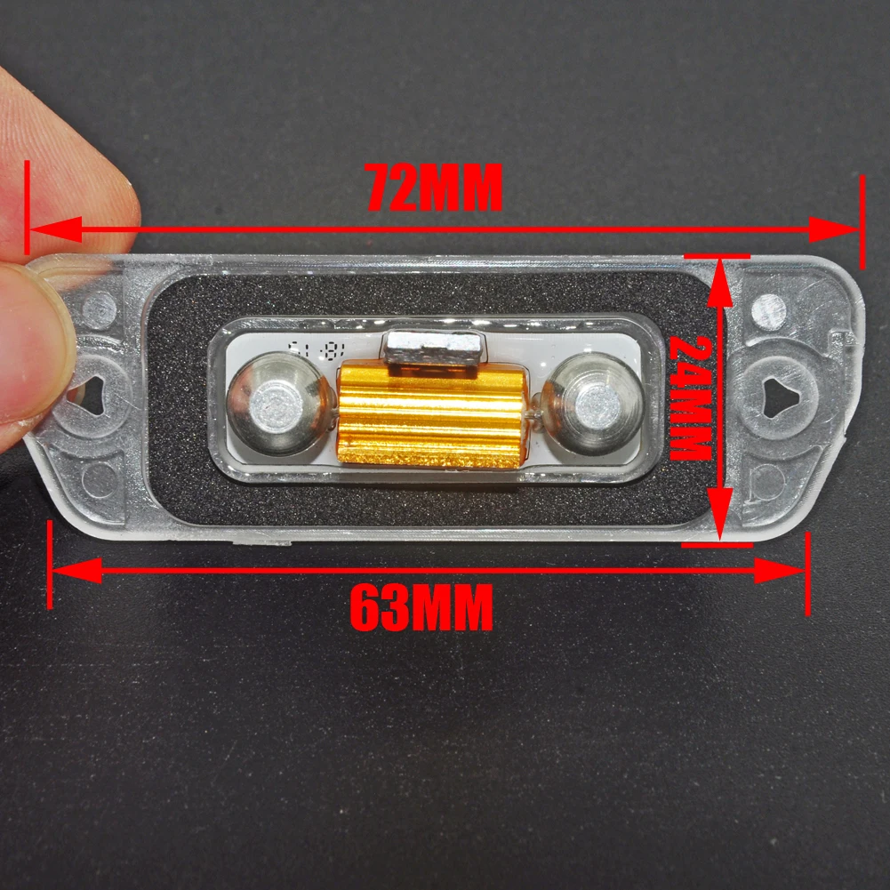 Car Accessories 12v LED License Plate Light For Mercedes-Benz G/M Series AMG GL450 GL500 X164 ML350