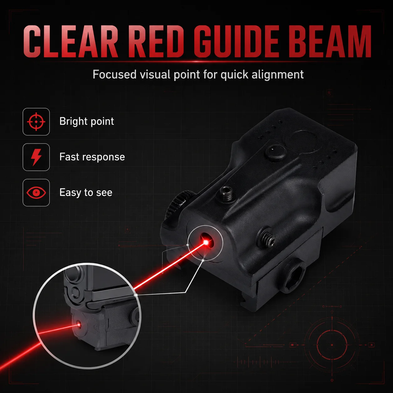 DIY Craft Mini Red Light Component Universal 20MM Adjustable Width Decor Model Parts