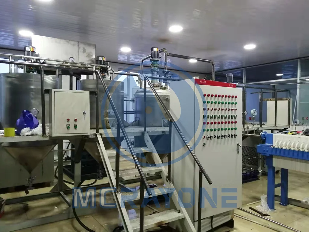 Raffinijolie Machine Mini diesel Raffinij Machine Palmolie Raffinagemachine