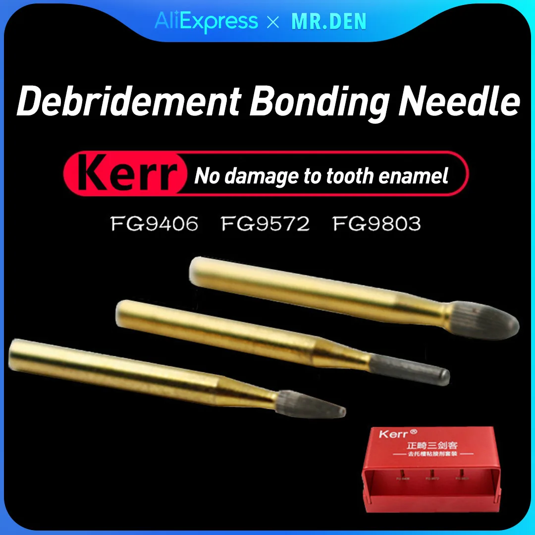 

Kerr Dental Tungsten Turning Needle for Bracket Adhesive Removal without Enamel Injury Set of 3 Orthodontic Three Musketeers