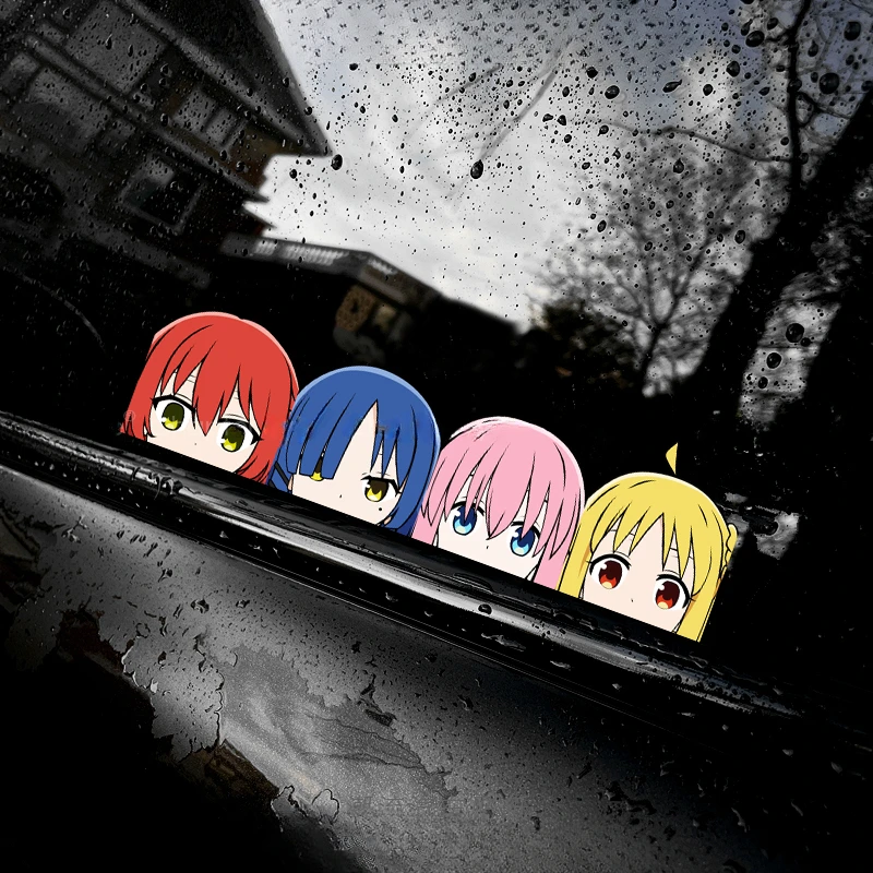 

1PC Anime girl Motorcycle Sticker Vinyl Decal for Motorbike Helmet Front Fairing Fuel Side Panel Fuel Tank Car Window Decoration