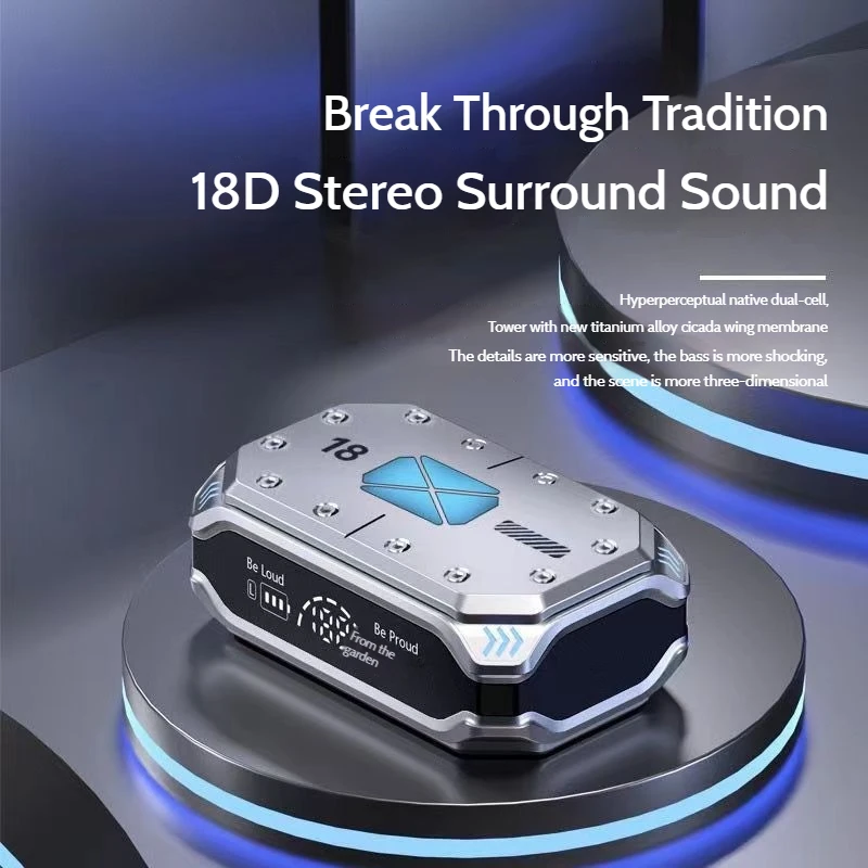 Low-Delay Esports Wireless Bluetooth Headset Noise Reduction, High Sound Quality And Long Battery Life.
