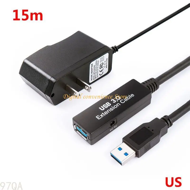 

97QA USB Extension Cable USB Active Repeater Cord Male to Female w