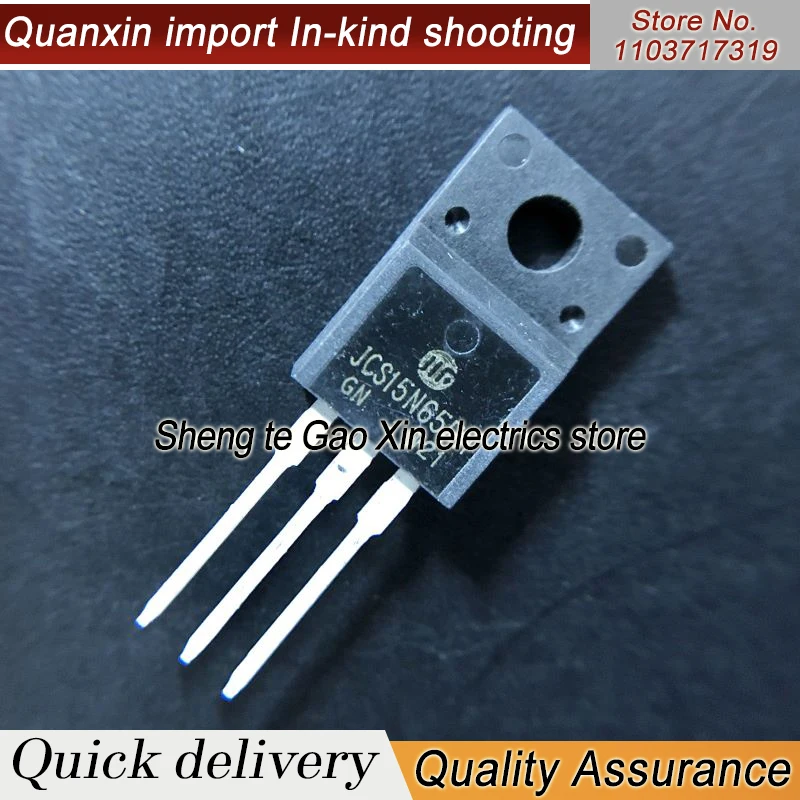 5PCS-10PCS  JCS15N65FH  N MOS TO-220F 15A 650V Imported NEW Original  Best Quality