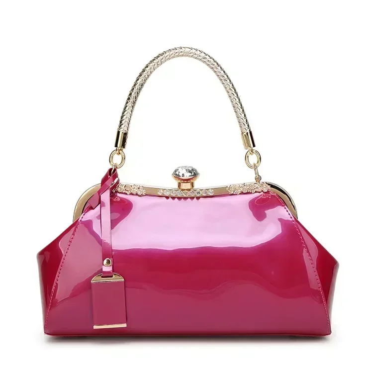 Factory direct ladies light plastic patent leather shell bag foreign trade single womens bags wholesale summer and autumn new