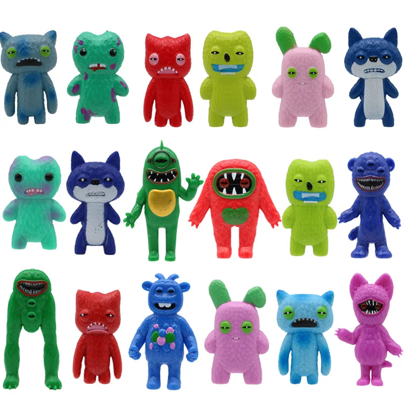 

Monster Serise Sprout Monster Funny Cute Action Figures Q Version Model Dolls Cartoon Decor Toys pendant doll model monster