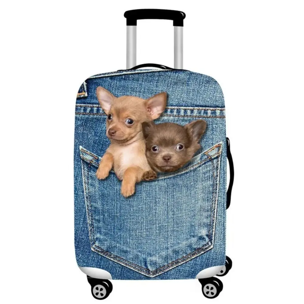 For 18-32 Inch Trolley Suitcase Dust Cover Travel 3d Animal Pattern Luggage Protective Cover