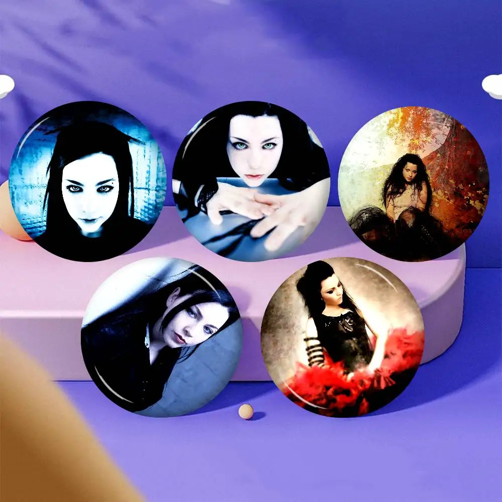 E-Evanescence Rock Bands Anime Brooches Cute Cartoon  Badge Jacket Jeans Lapel Pin Gift Accessorie