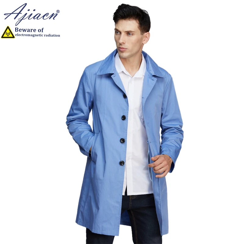 Electromagnetic radiation shielding overcoat Monitoring room, engine room, power station anti-radiation unisex work clothes