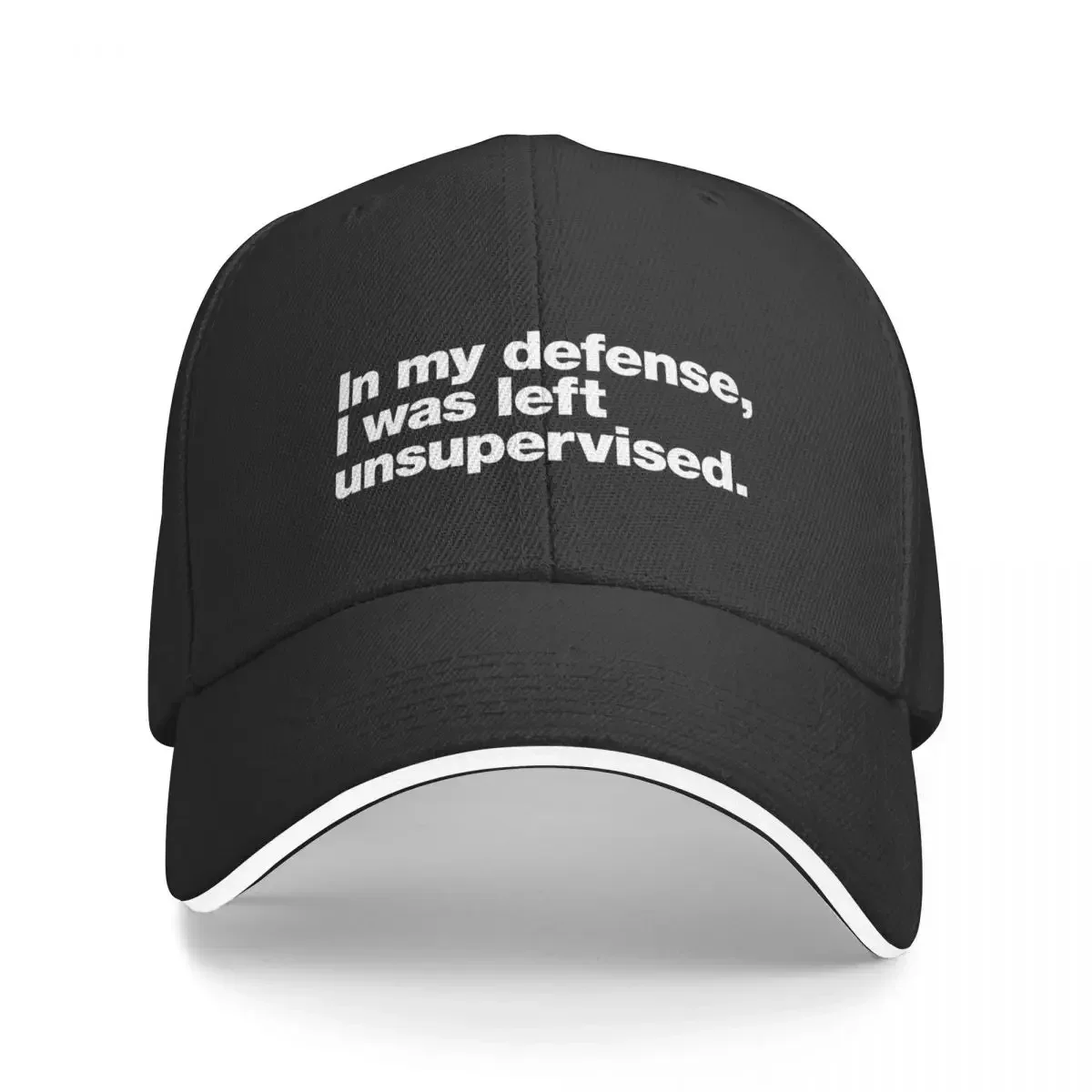 In my defense, I was left unsupervised. Baseball Cap Snap Back Hat Beach Men's Caps Women's