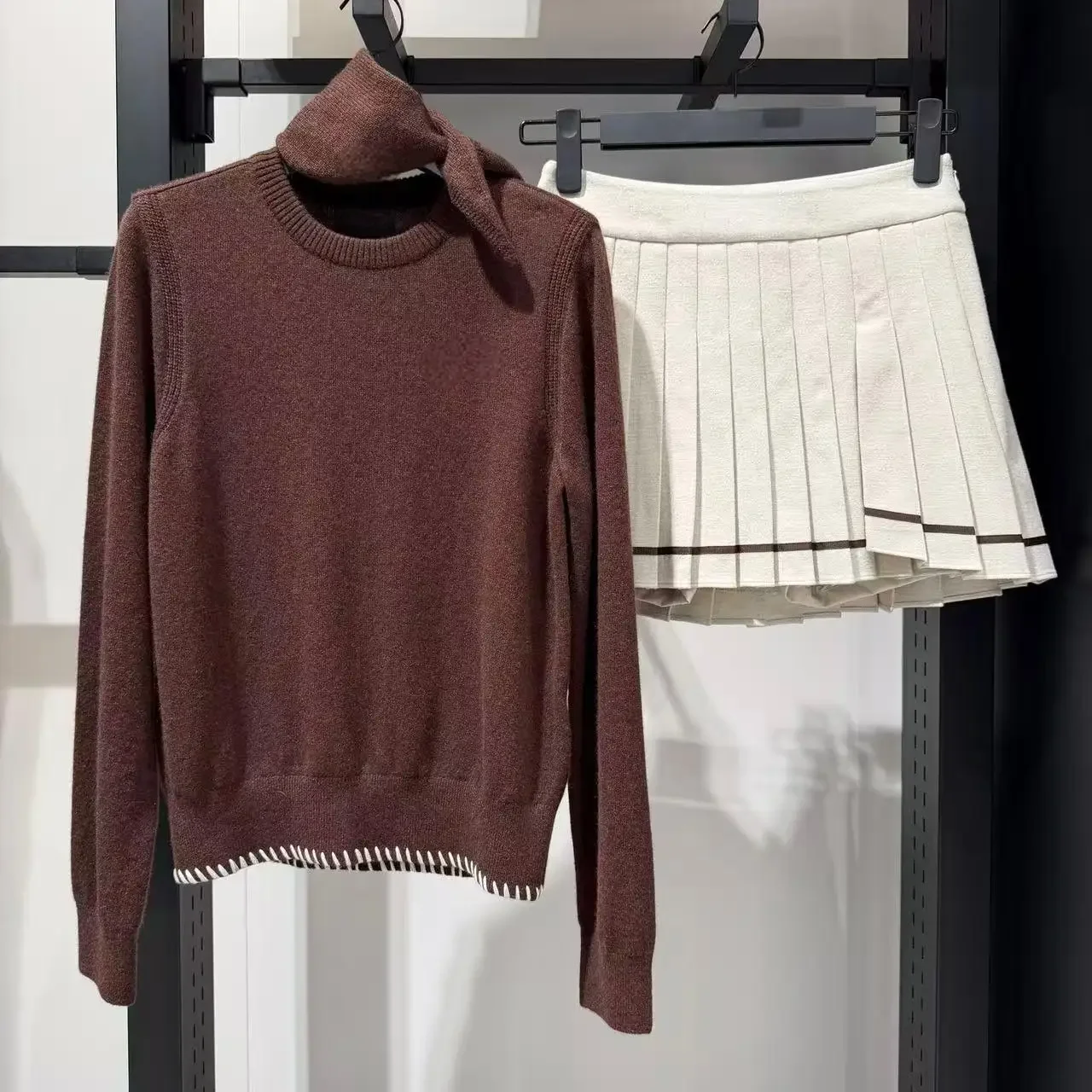 Autumn Winter Ladies Golf A Line Skirt Slimming Casual All-match Sports Short Skirt Golf Apparel