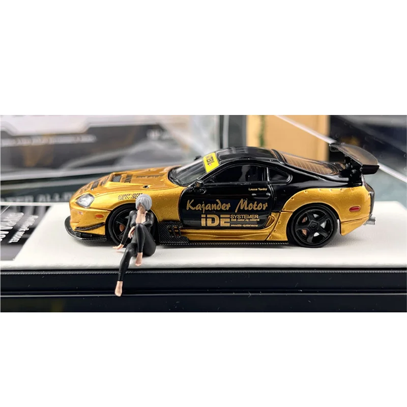 TM 1/64 Toyota Supra A80Z Art Work Limited Edition Twin Auto Pakket Legering Speelgoed Motor Diecast Metaal Model Gift