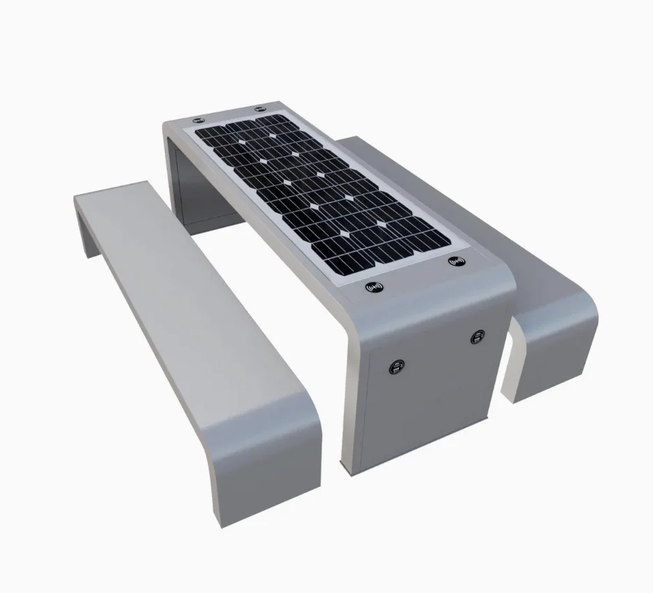

Best Price Smart Advertising Outdoor Solar Powered Bench