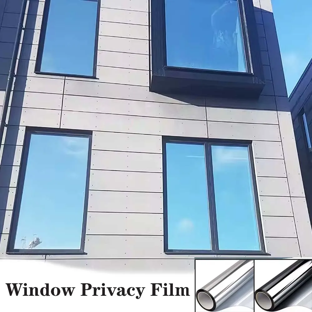 

Transparent Window Insulation Film Privacy Protection Solar Reflective Heat Insulation Window Sticker for Home Office Klebefolie