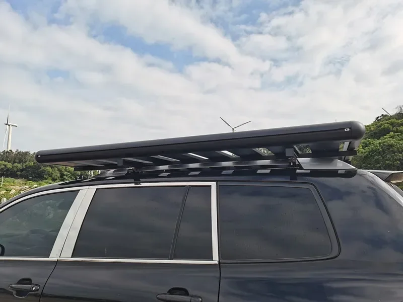 Multi-functional roof rack guality aluminum 4x4 universal luggage bar car Roof Rack   basket   frame rac