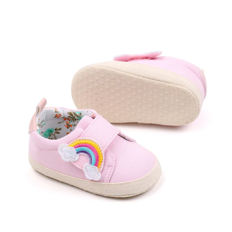 Fashion Spring Autumn Baby Girls Casual Shoes Sneakers Antislip Infant Cotton First Walkers Newborn Baby Shoes