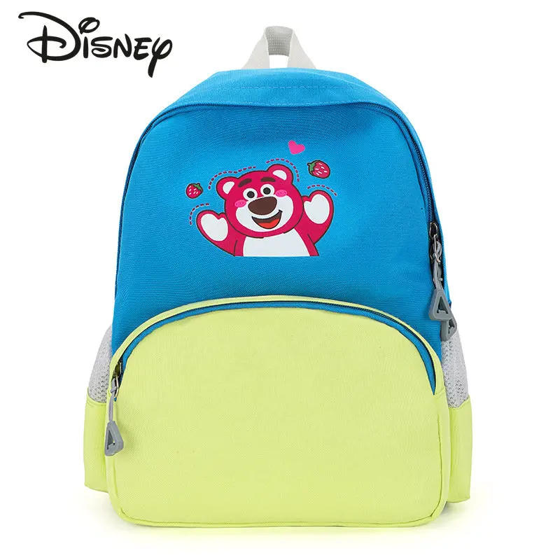 Disney Strawberry Bear New Children's Backpack Fashion High Quality Student School Bag Cartoon Casual Lightweight Backpack