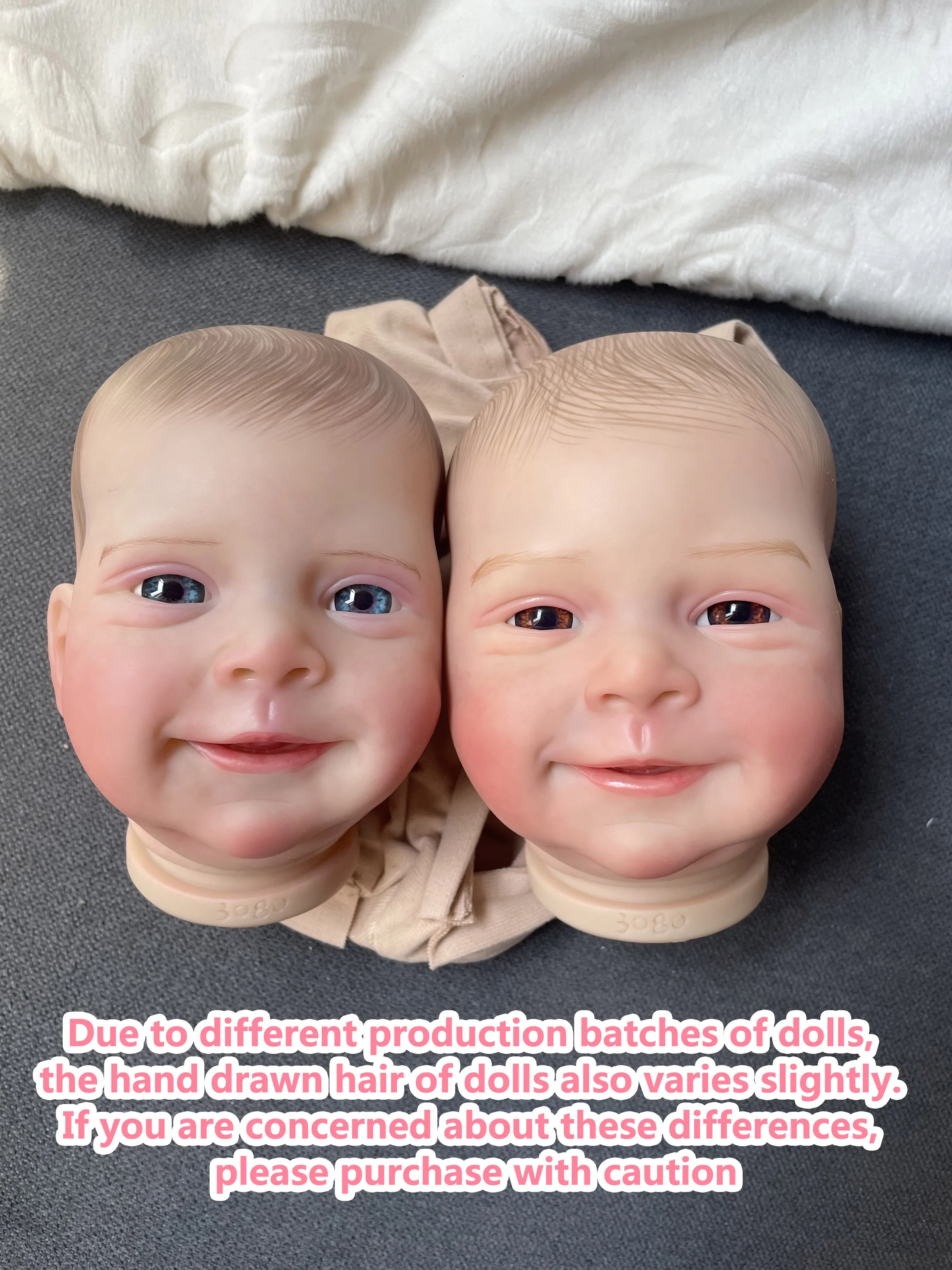 Sebastian Reborn Doll Kit 18 '' Levensechte Meerdere Lagen Schilderen Pop Onderdelen 3D Huid Met Zichtbare Aderen Hand Getrokken Haar