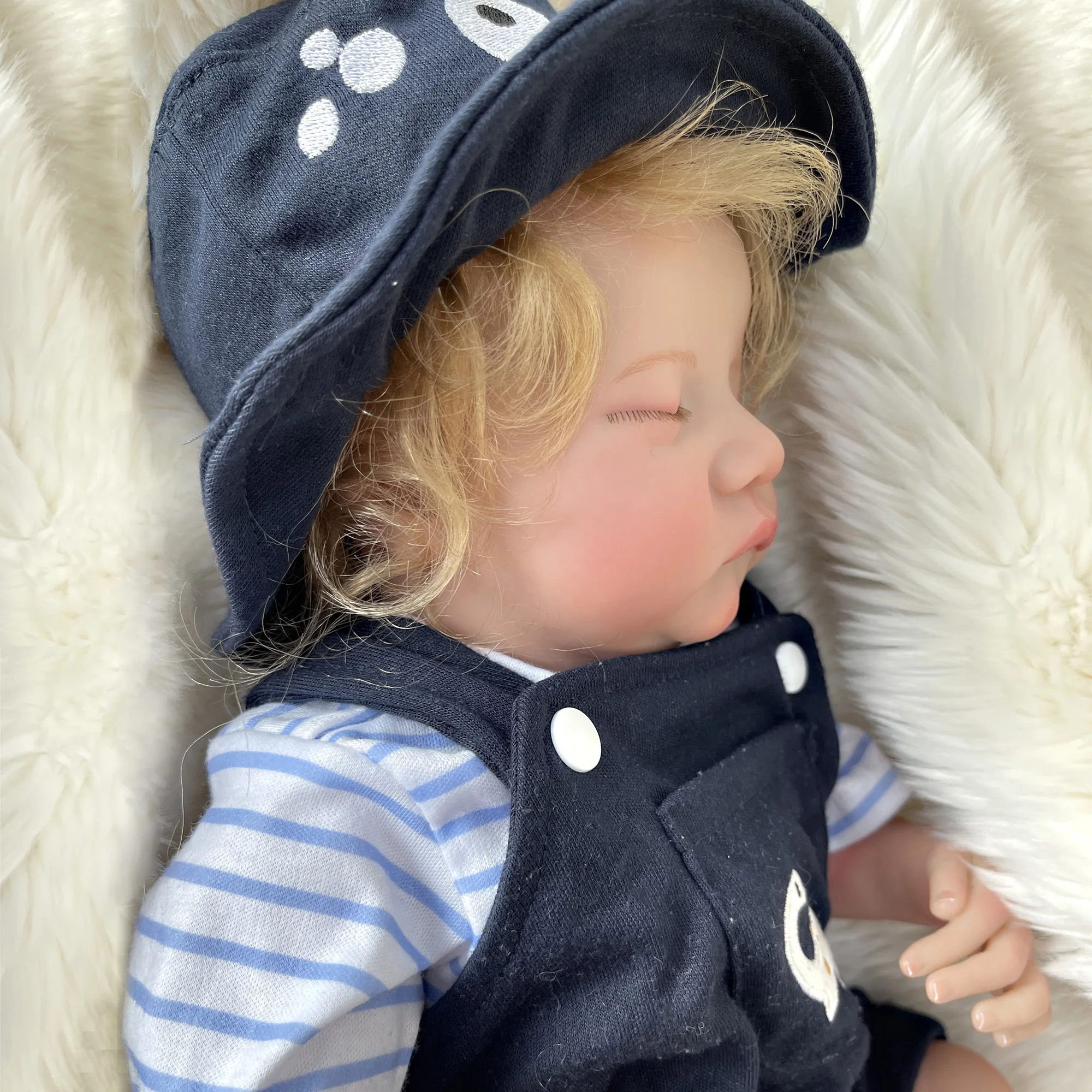 41 cm Reborn Doll Levi Boy Bebe Handmade 3D Painted Lifelike Newborn Baby Doll muñecas reborn full silicone reborn baby