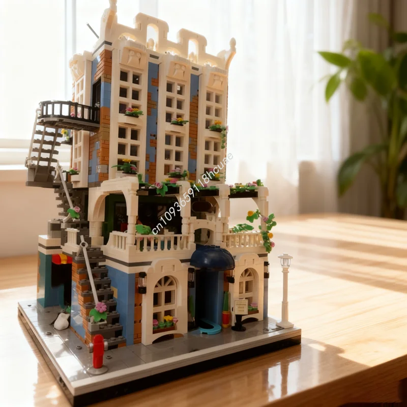 

3708pcs MOC The Spot Pizzeria Bodega Arcade Model Building blocks Christmas gift Architecture DIY creative toy Kids Birthday