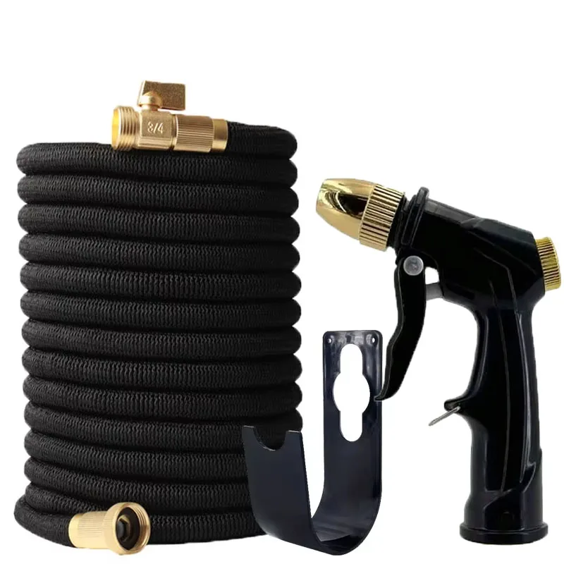 

Gardening Supplies Expandable Magic Hose, Multifunctional Car Wash Water Gun, Home Garden Watering Hose 25FT-125FT