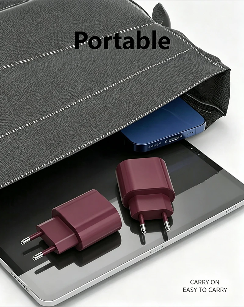 PD 20W Schnellladegerät-Set USB-C Wandladegerät Kabel Schnellladeadapter für iPhone 15 16 17 18 Serie iPad Pro iPad Air – Detail 5