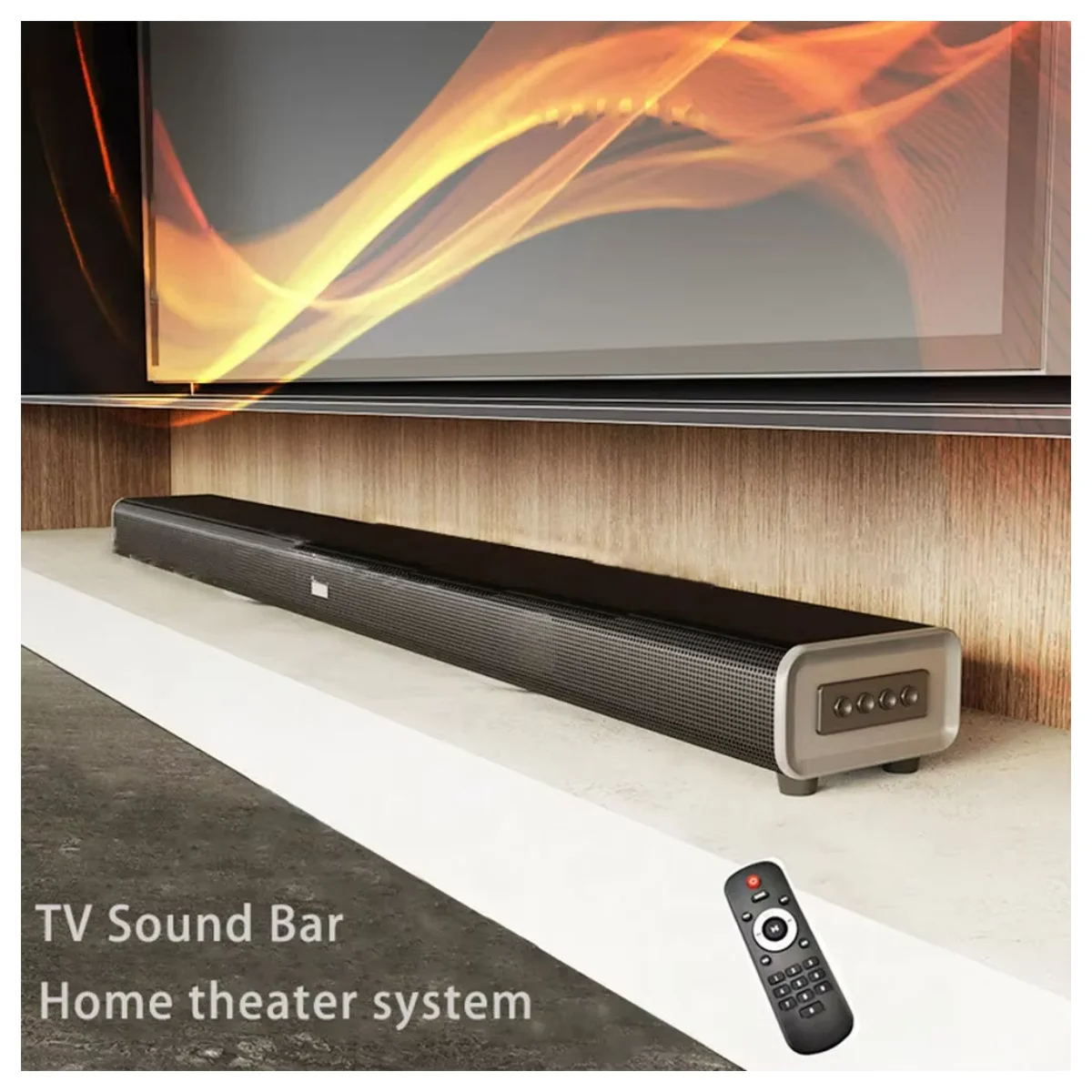 

Sound Bars for TV Wireless BT Speaker Home Theater Surround Sound System TF Card/Aux Connection Speakers