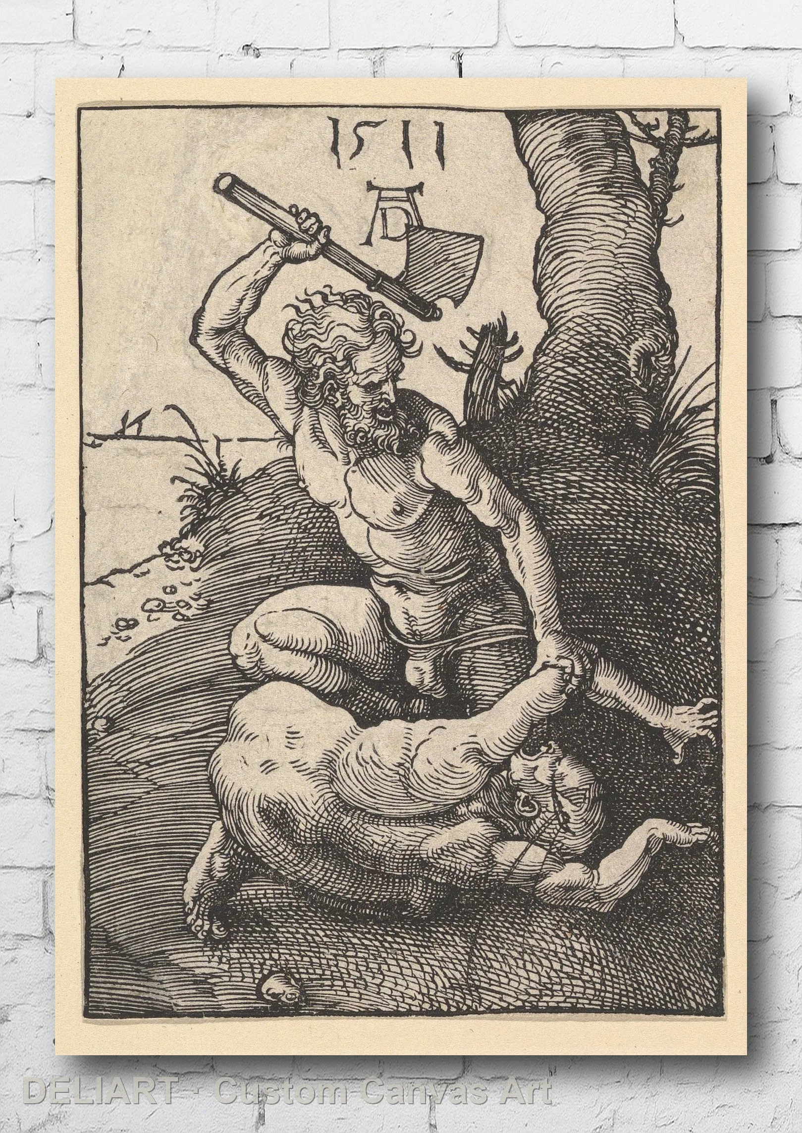 

Old Master Engraving Timeless Canvas Poster - Custom Size Wall Art - Home Room Decor - Living Room Living Room Bedroom
