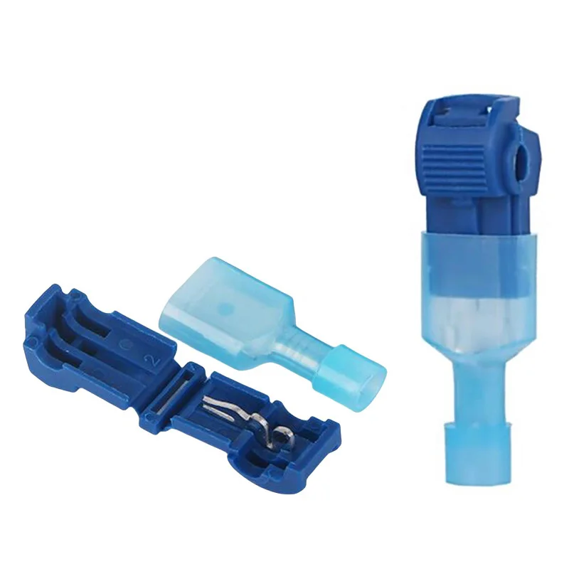Quick Electrical Cable Connectors Snap Splice Lock Wire Insulated Terminal Crimp Wire Connector  Electric Tools R23