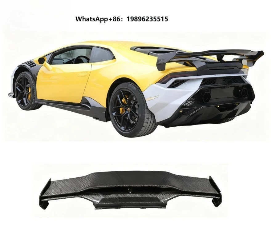 Perfect Fitment Car 2014-2023 V Style Dual-plane Carbon Fiber Spoiler Body Kit