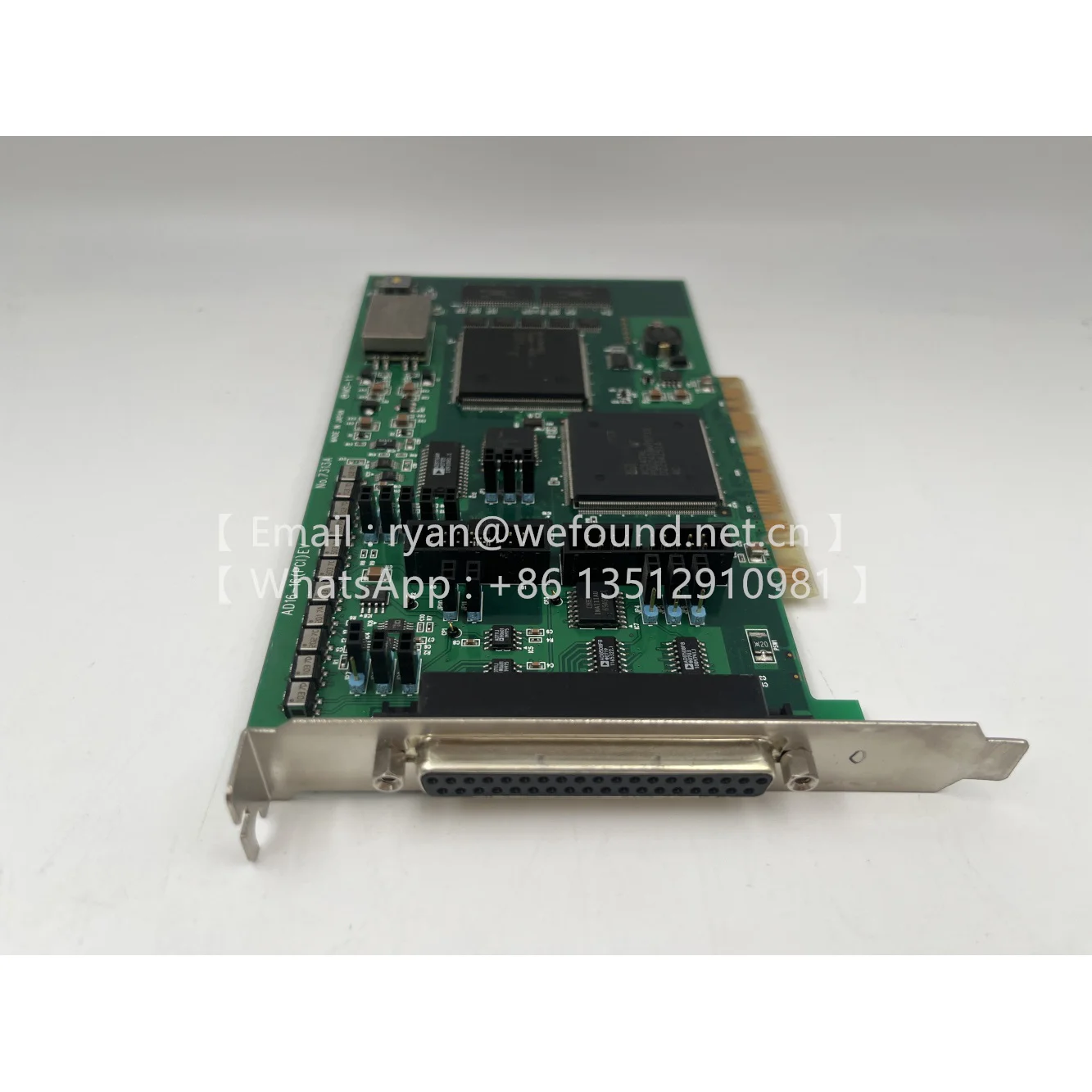 

AD16-16(PCI)EV NO.7313A для платы аналогового ввода-вывода CONTEC PCI, 16 каналов (16 бит, 100 кГц/с)/1-канальный аналоговый выход/3-канальный счетчик