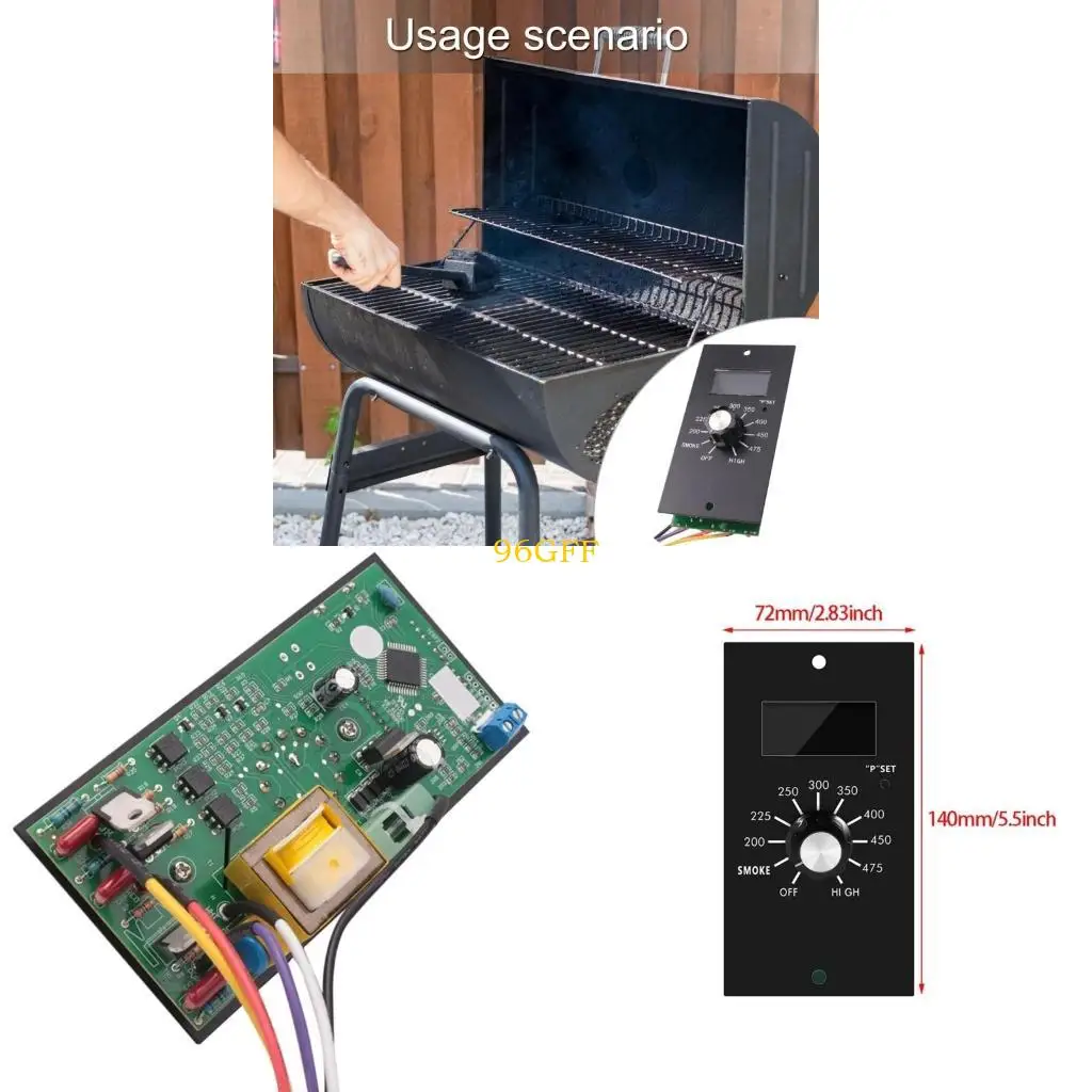 96GF Digital Temperature Controller LCD Display Adjustable Temperature Setting Board