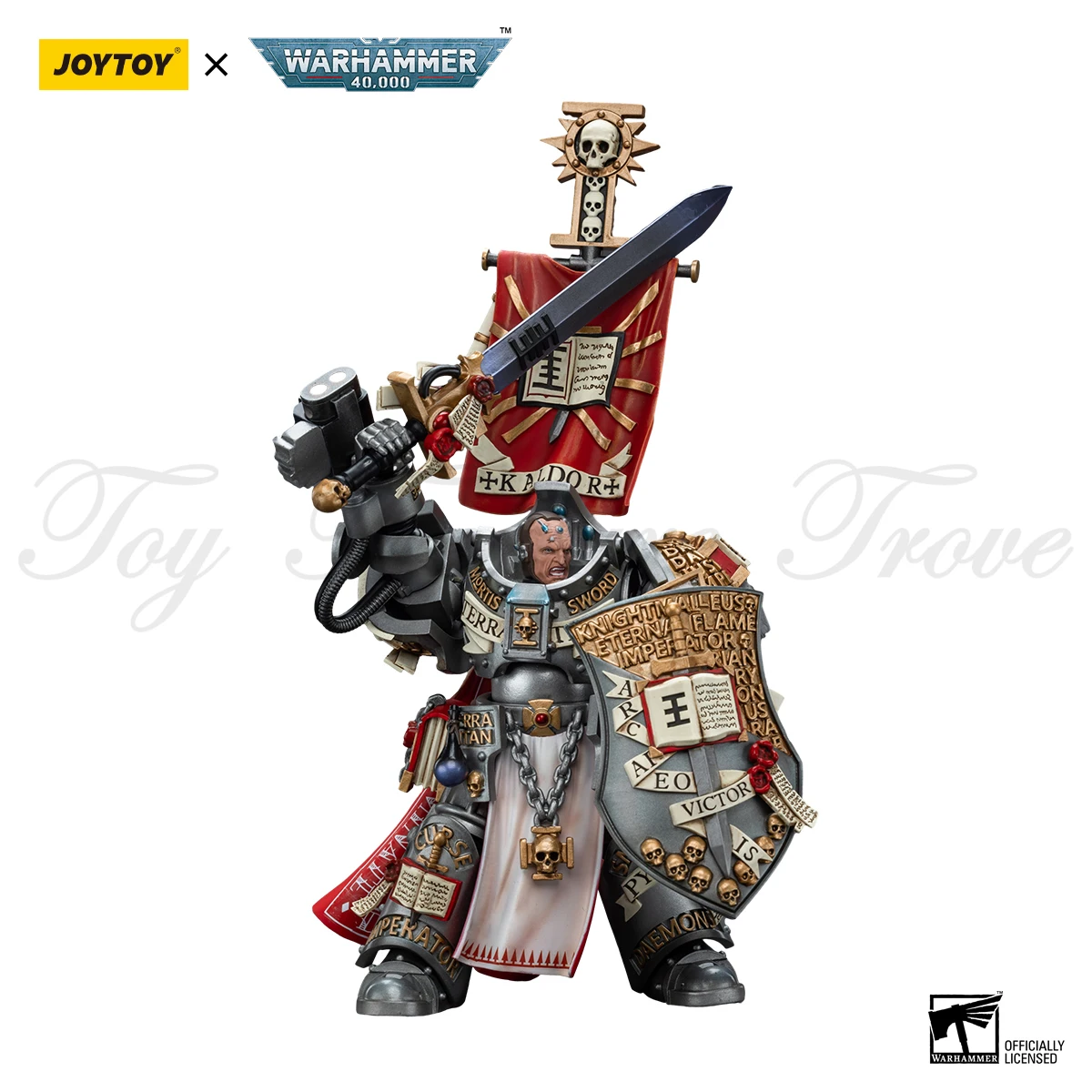 【在庫あり】JOYTOY ウォーハンマー40k 1/18 アクションフィギュア グレイナイト カルドール・ドライゴ フィギュア モデル玩具 ギフト