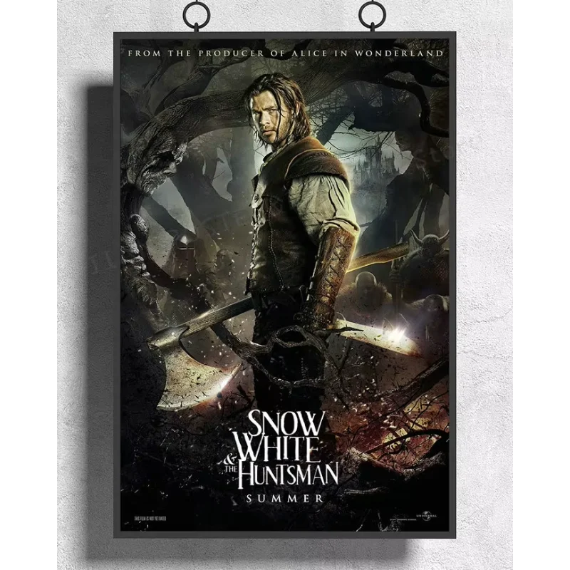 H016 Snow White & The Huntsman movie 11 17 Chris Hemsworth Wall Sticker Silk Poster Art Home Decoration