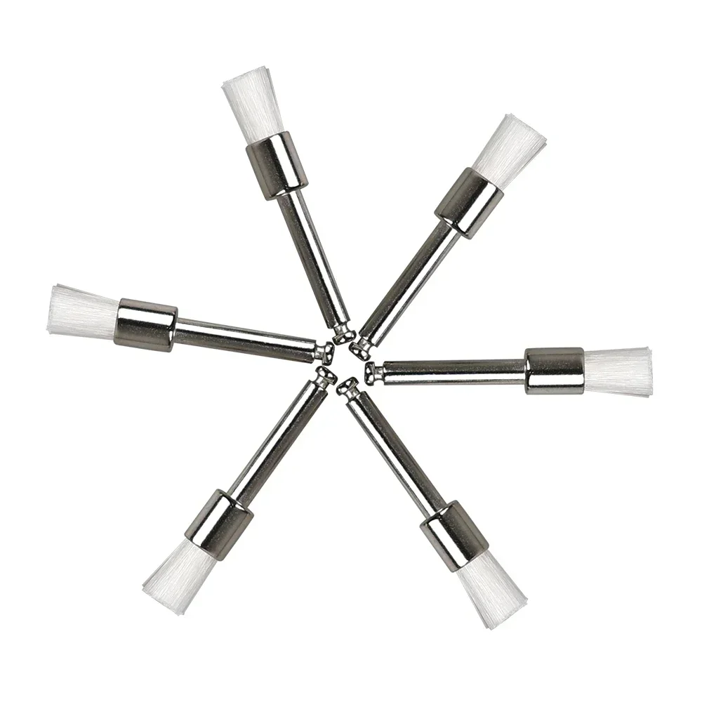 ELIJAH 100 قطعة/الحقيبة فرشاة تلميع الأسنان الملمع فرش النايلون الملونة فرش تلميع RA عرقوب أدوات تلميع طب الأسنان