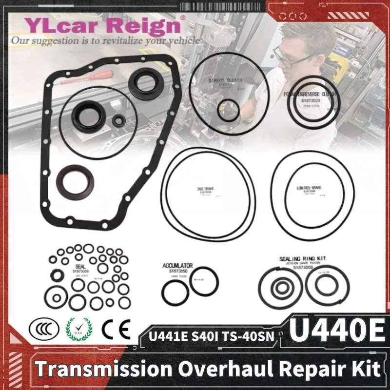 

U440E U441E Ремкомплект для капитального ремонта автоматической коробки передач Комплект для восстановления сальников для Toyota YARiS L MG ZS GT Changan CS35