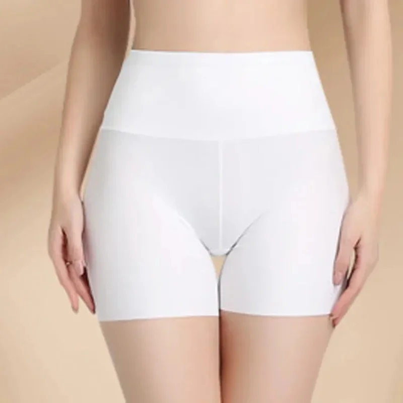 White Protective Shorts Under The Skirt Dress Safety Pants Women Cycling Panties Ladies Seamless Underwear Cyclist Cool Summer