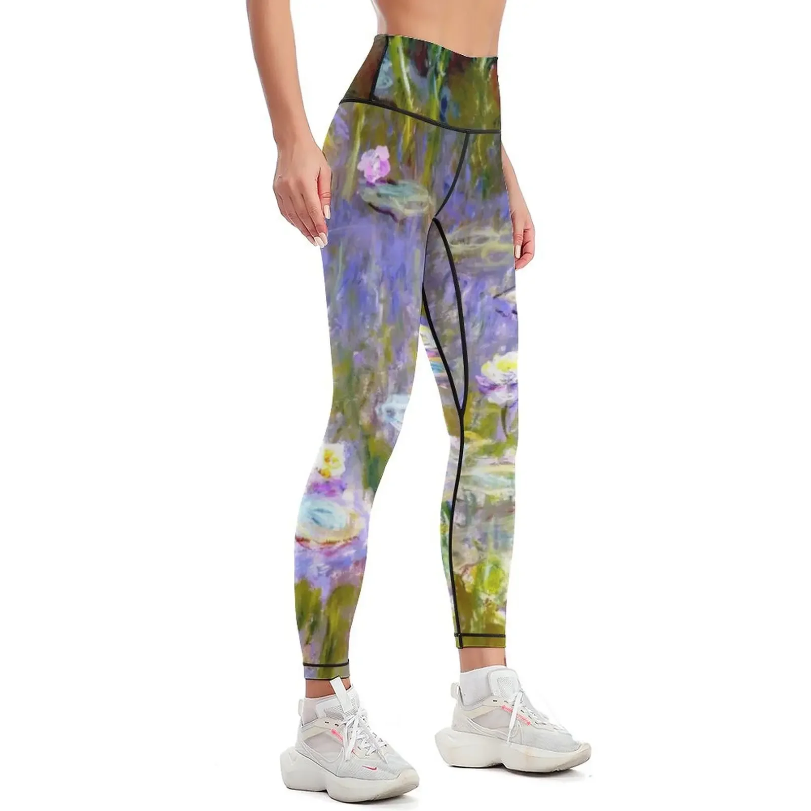 Water Lilies - Claude Monet Leggings Golf wear push up legging Sports pants woman workout clothes for Womens Leggings